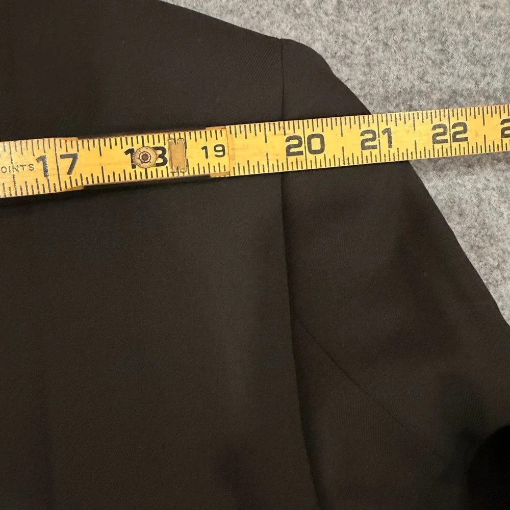 JM Haggar Mens Premium Stretch Suit Separate Jacket Black 56 Long Classic Fit